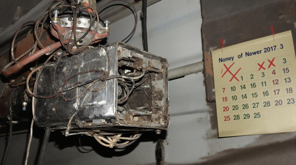 garage door motor age