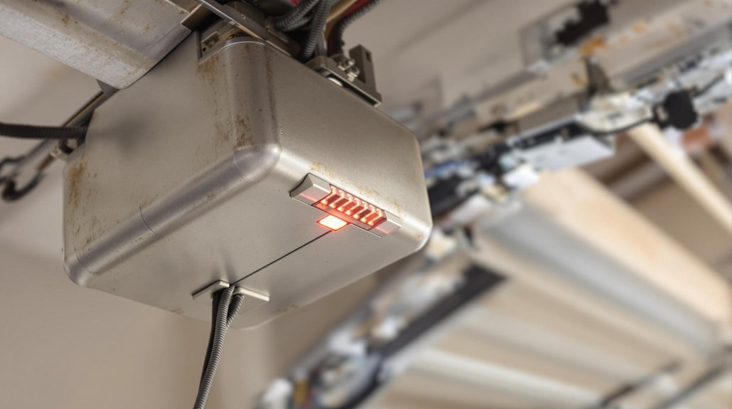 garage door motor failure signs