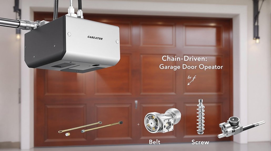 garage door operator types